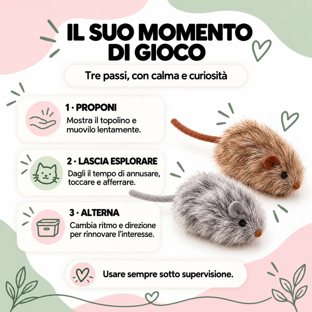 Topolini in peluche – guida al momento di gioco