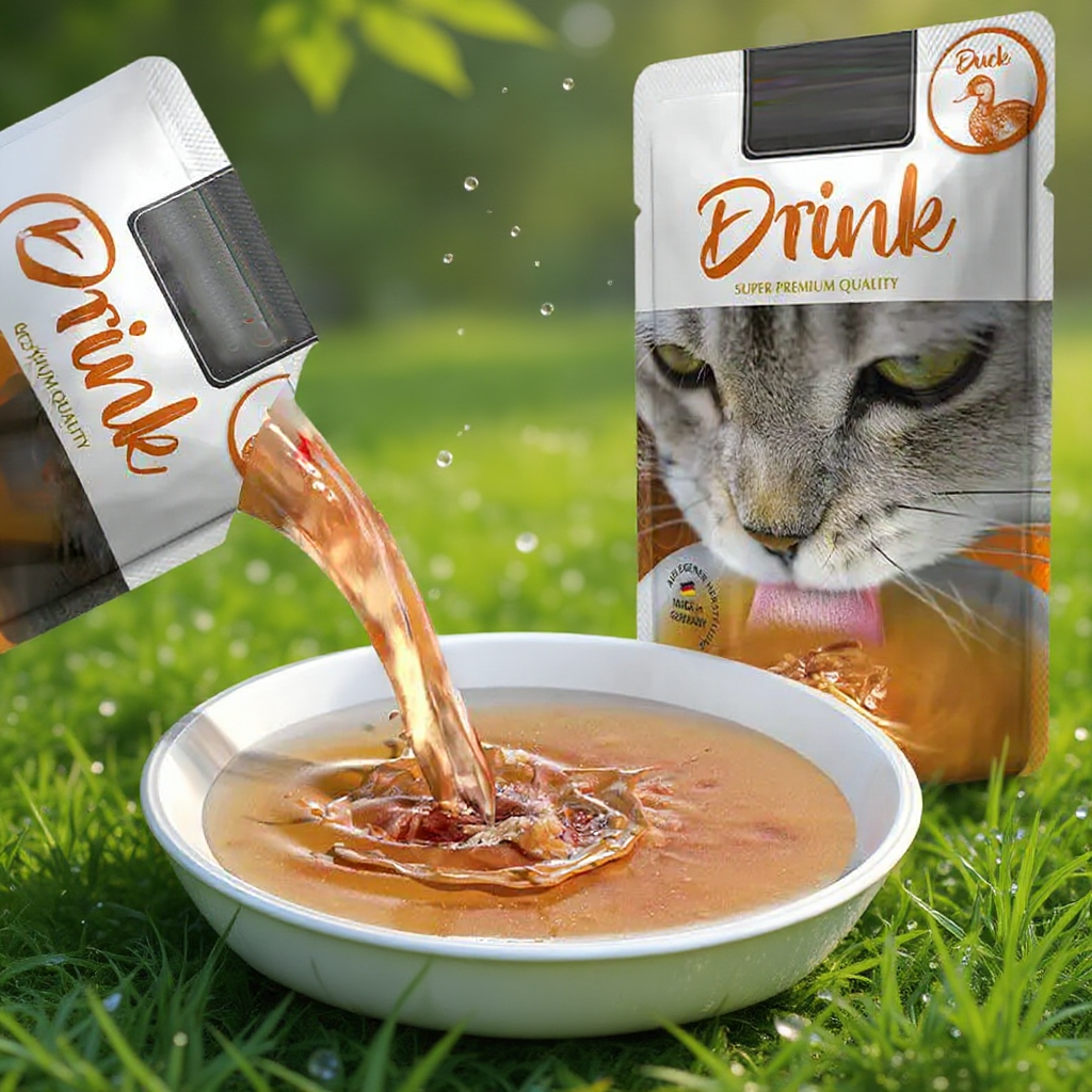 Drink all'ANATRA per un’adeguata idratazione del tuo gatto