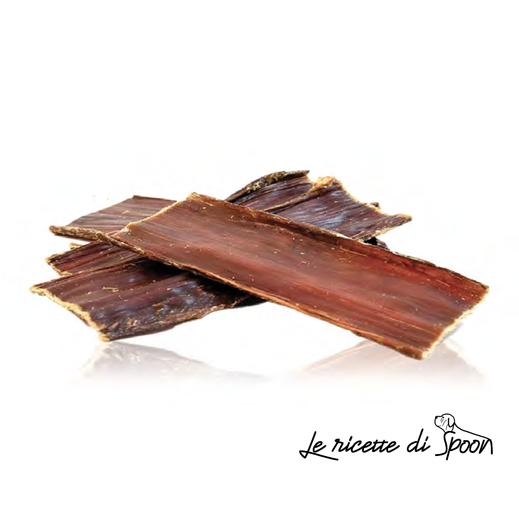 Snack funzionale Naturale per Cani: Esofago di Manzo essicato lentamente in forno  100 g