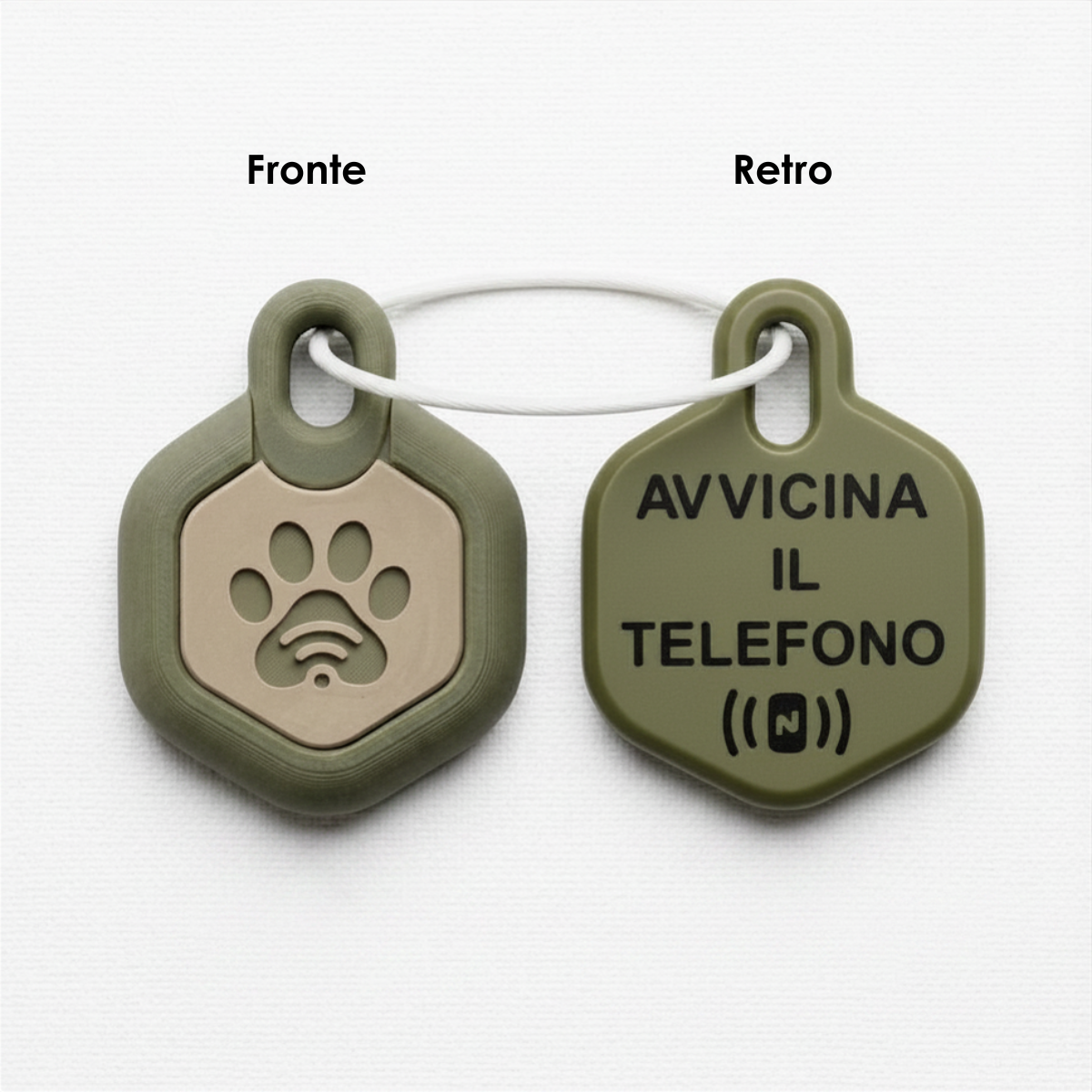 Medaglietta Smart NFC per cani e gatti