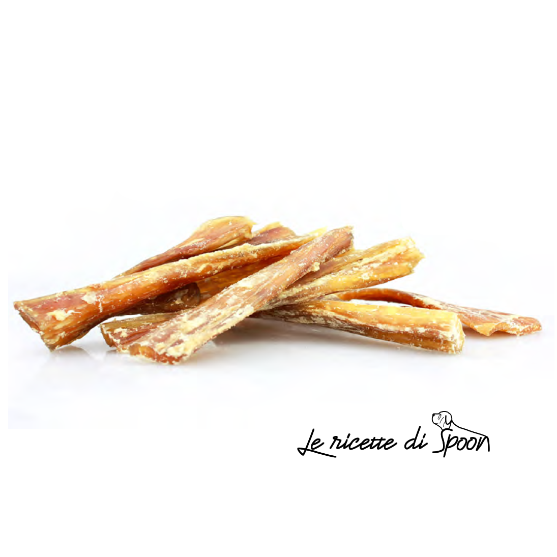 Snack funzionale Naturale per Cani: Tendine di Manzo essiccato lentamente in forno  100 g