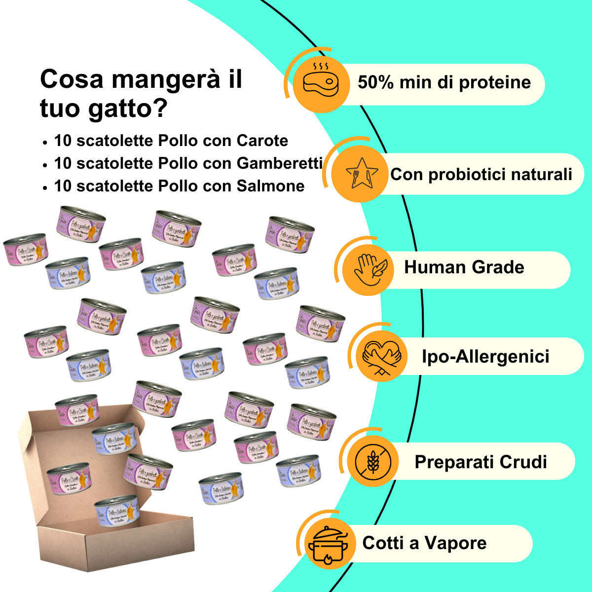 Box Degustazione Umido Gatto - Pollo Lover (30x85gr)