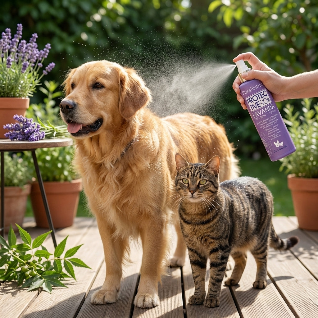 Antiparassitario Microgel Spray Naturale - Protective 90% Lavanda e Neem