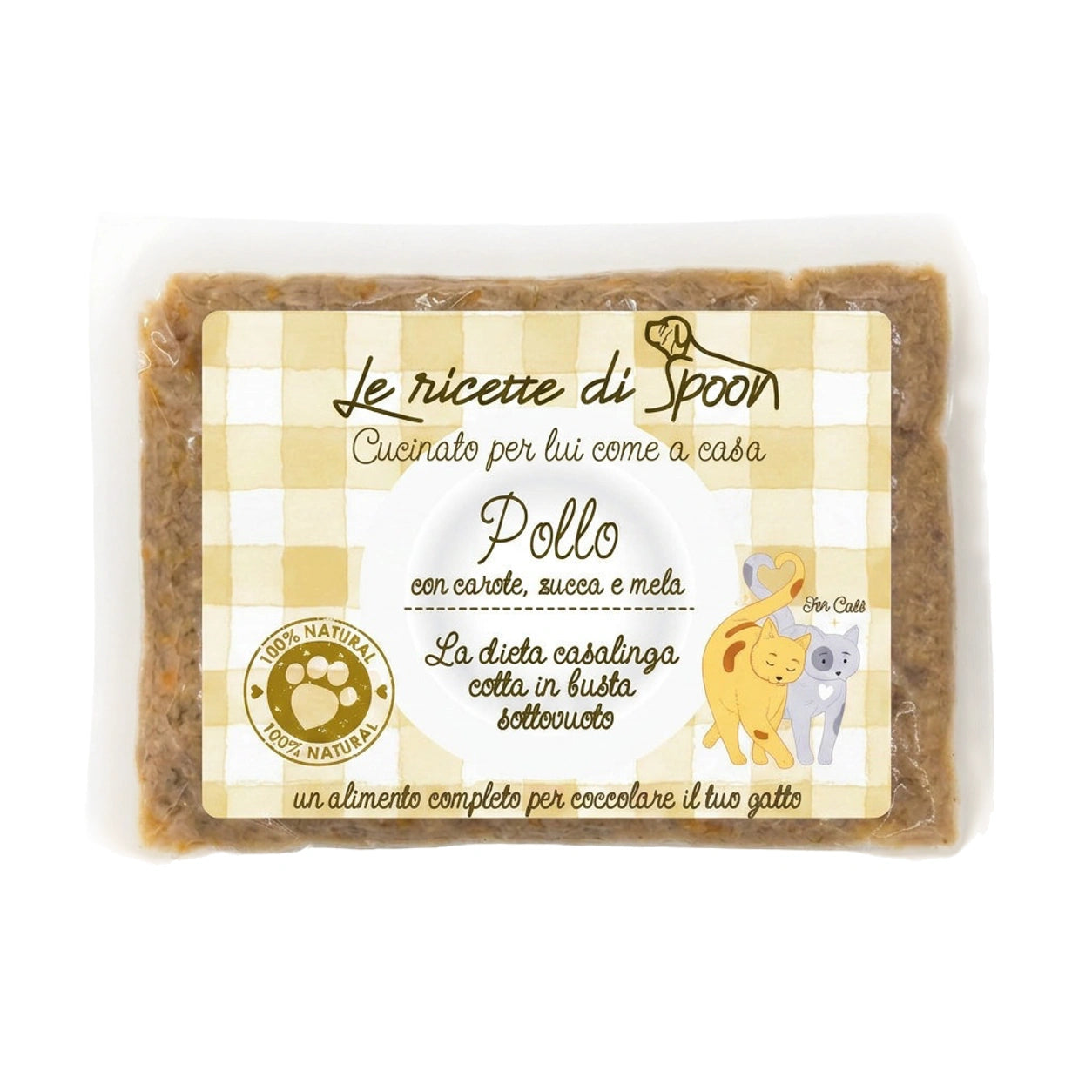 La Casalinga gatto pollo, 85 g – sfondo bianco