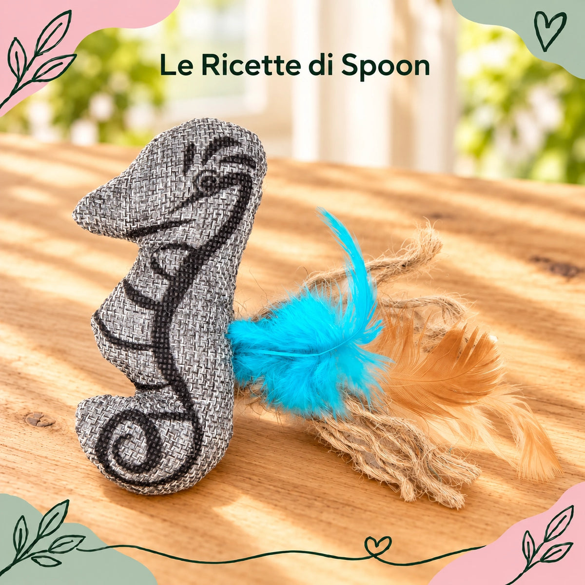 Cavalluccio marino con erba gatta e piume | Le Ricette di Spoon | foto principale stile Spoon