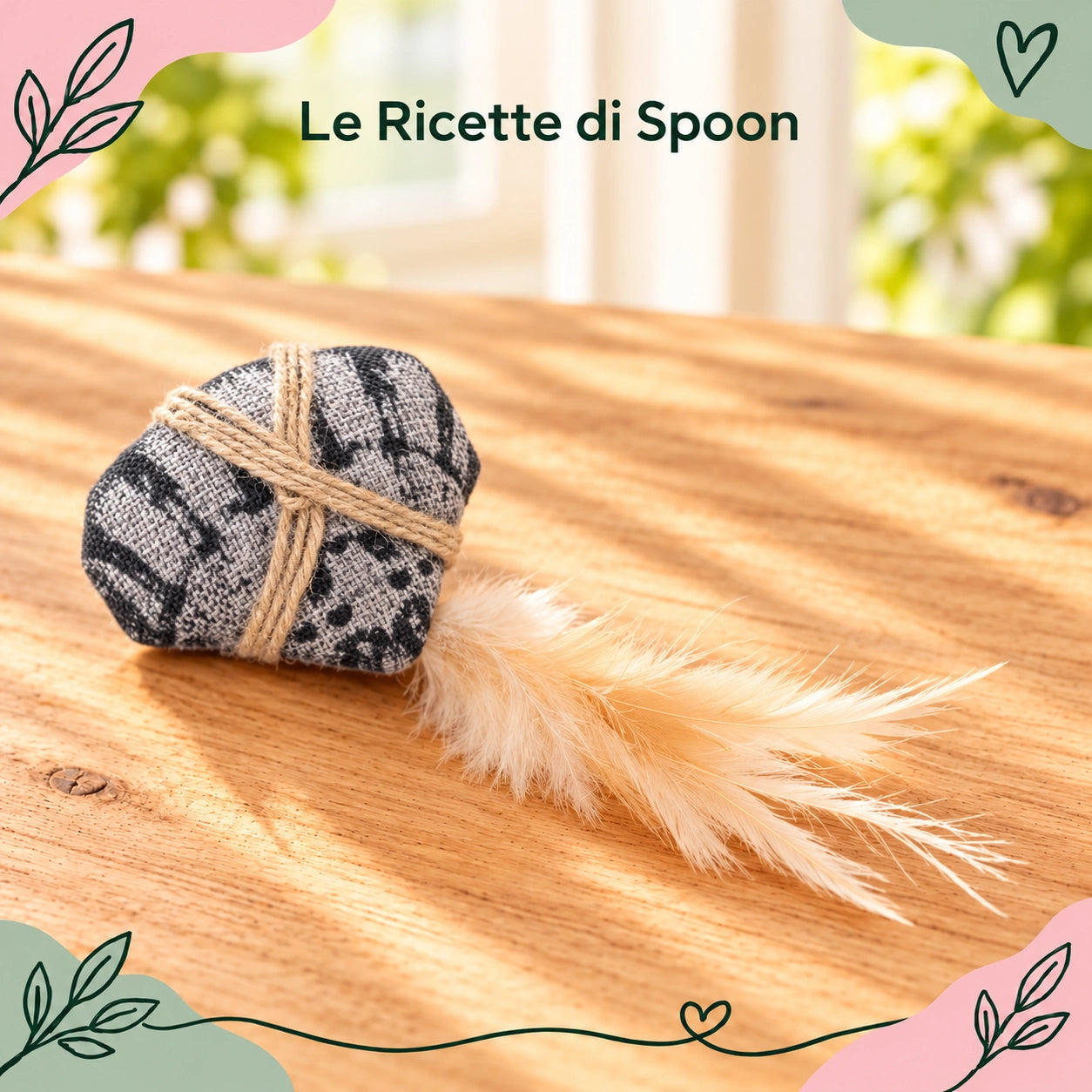 Conchiglia con erba gatta e piume | Le Ricette di Spoon | foto principale stile Spoon