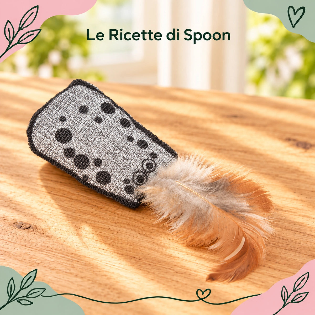Cuscinetto marino maculato con erba gatta e piume | Le Ricette di Spoon | foto principale stile Spoon