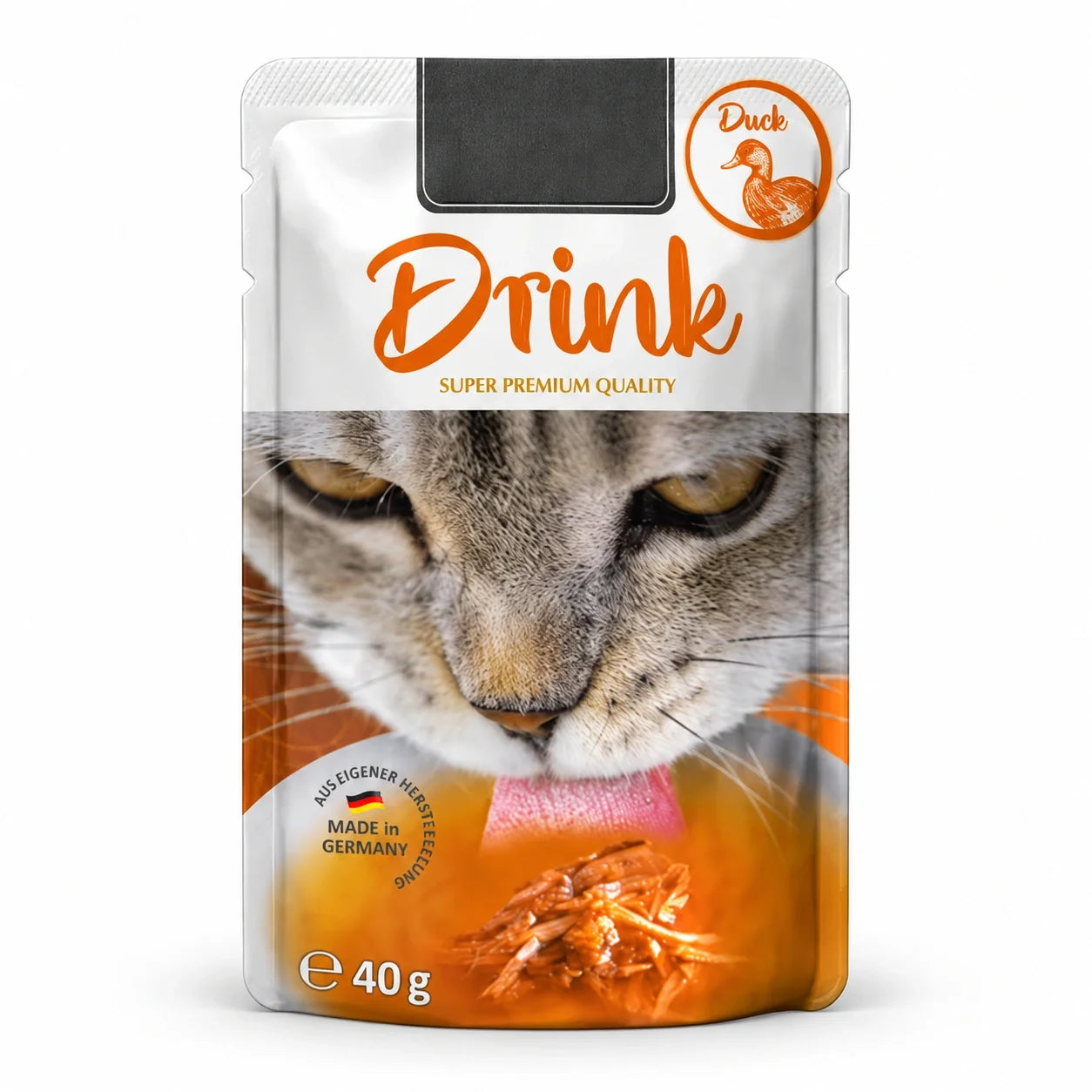 Drink Anatra gatto – confezione su sfondo bianco