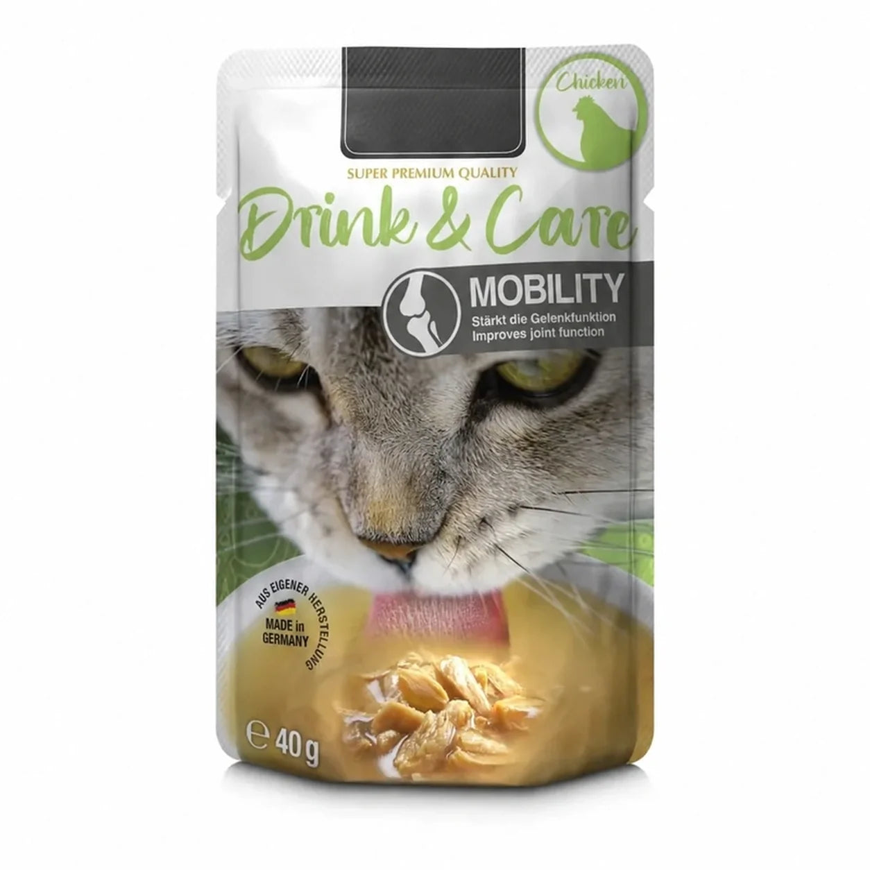 Drink Mobility gatto – sfondo bianco