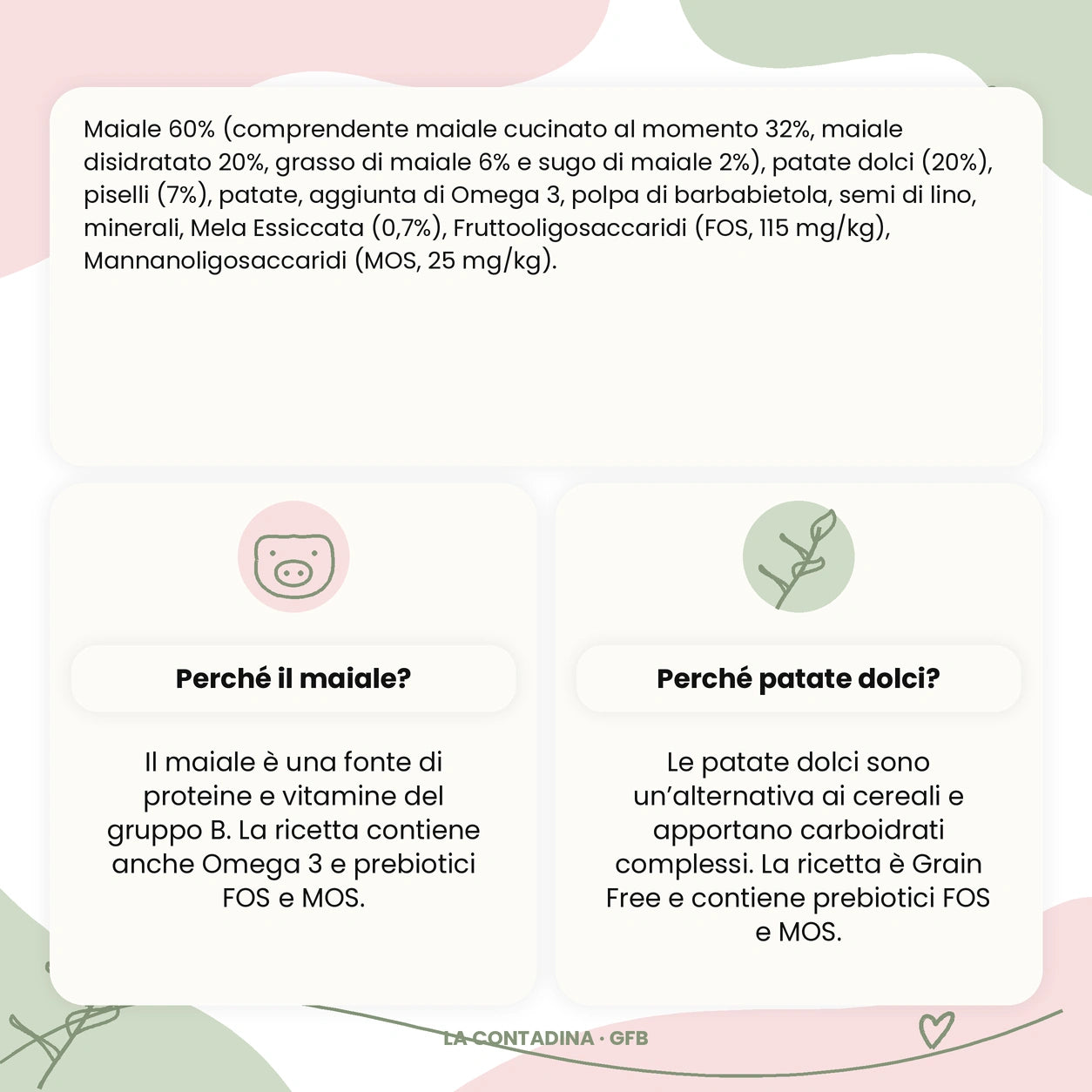 Le Ricette di Spoon - La Contadina Maiale - Adulto · taglia media/grande - ingredienti benefici