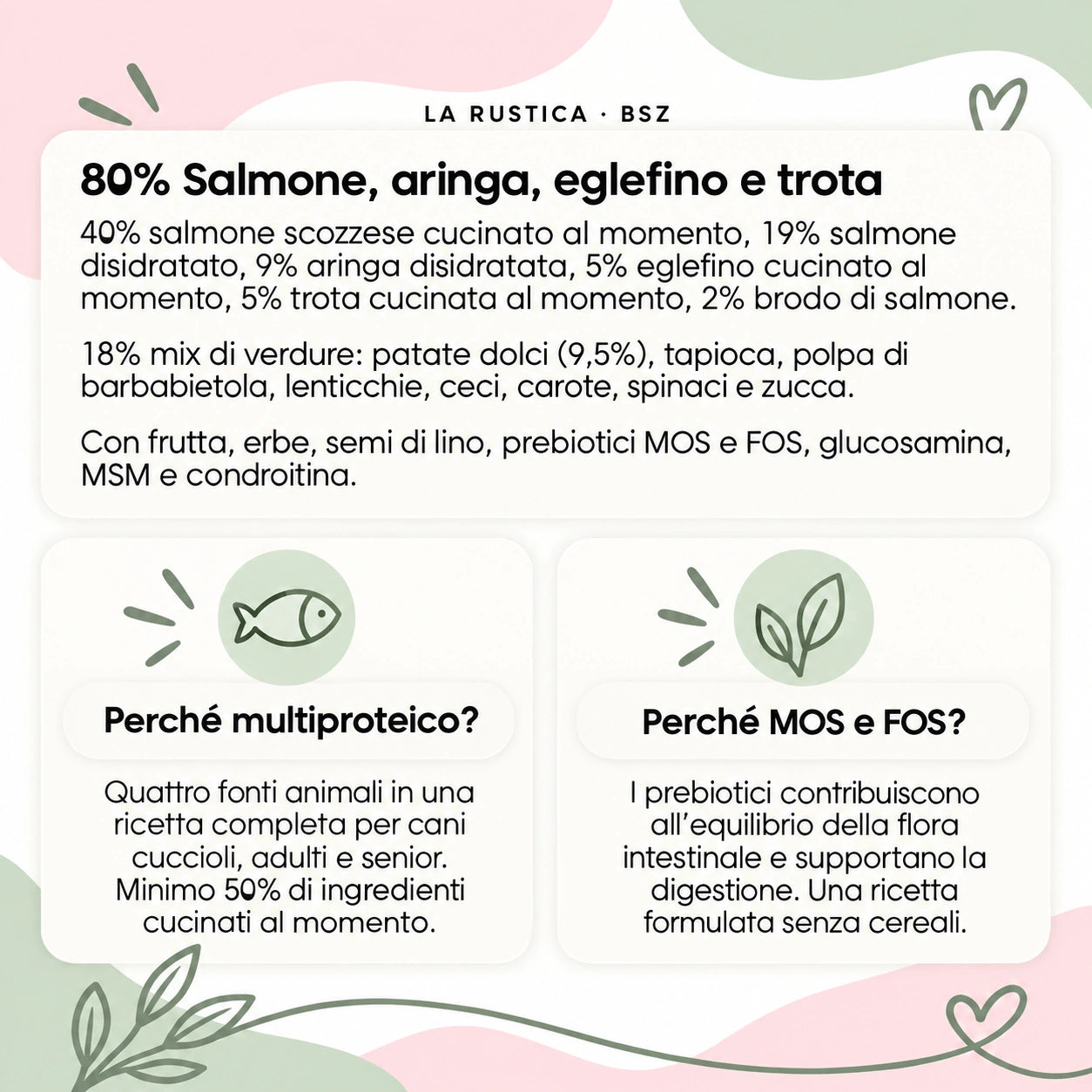 Le Ricette di Spoon La Rustica salmone aringa eglefino trota – ingredienti benefici