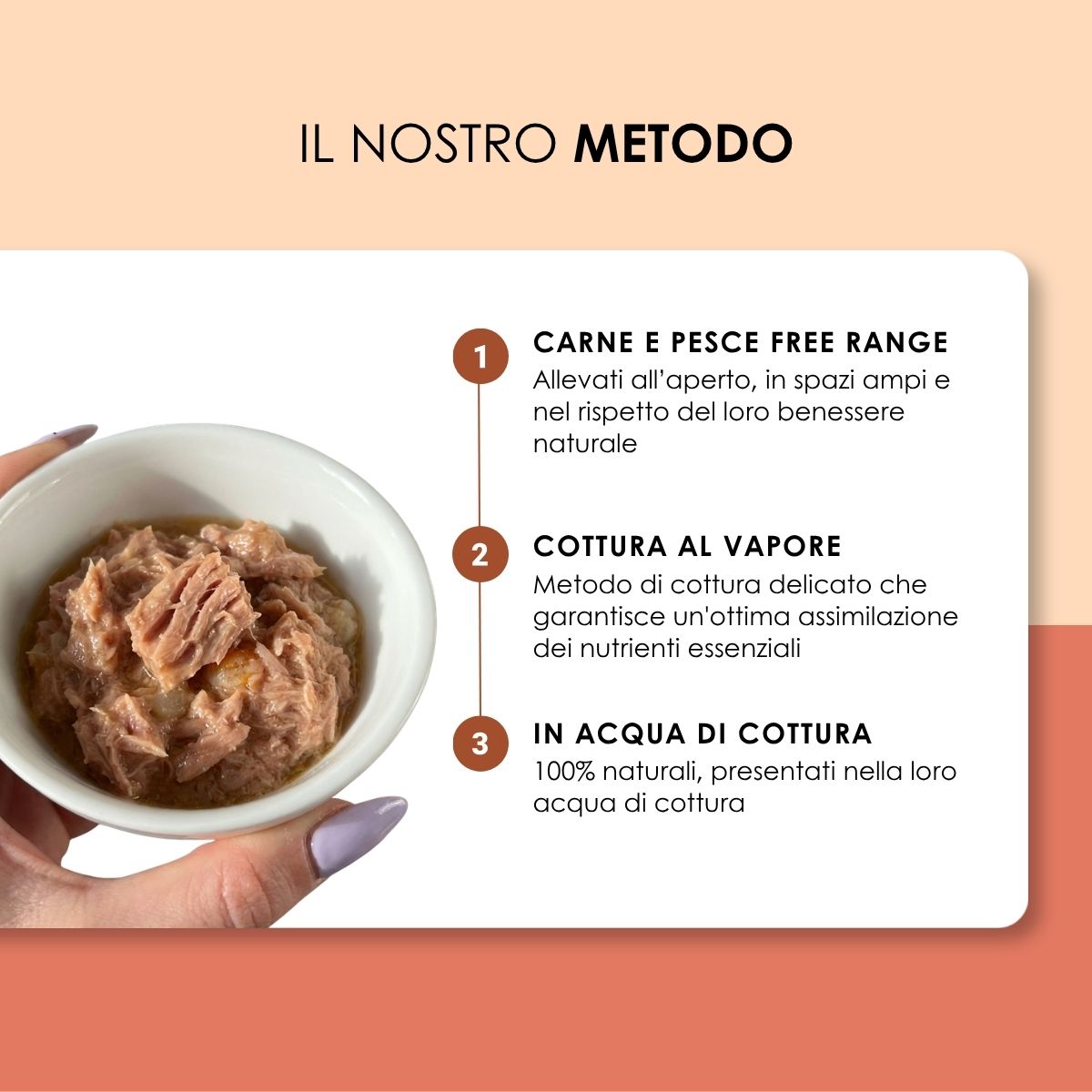 Le Ricette Semplici | Umido Naturale | Tonnetto Pelamis e Gamberetti Rosa, acqua di cottura ed un pizzico di riso, cotti al vapore in vasetto 70 g