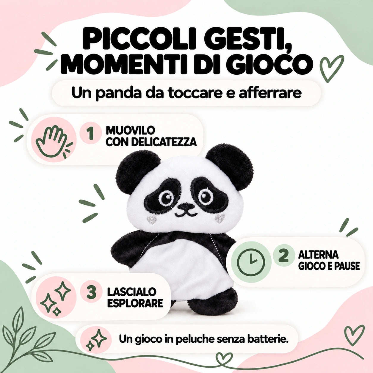 Guida al gioco con il Panda con pancia quasi piatta