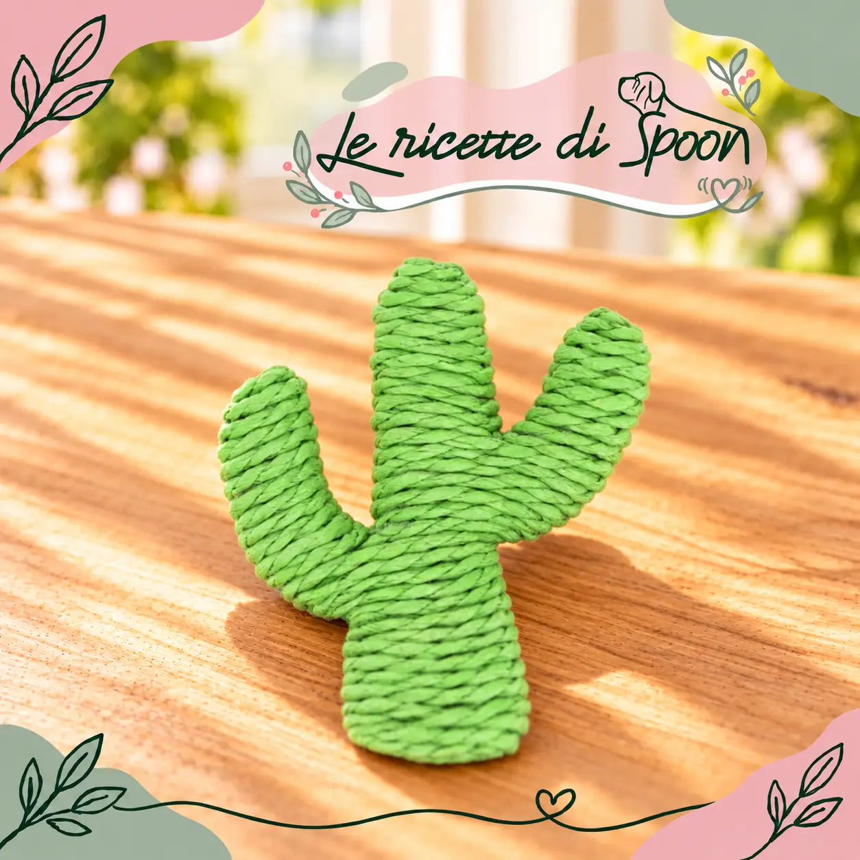 Cactus verde in fibra di carta — Le Ricette di Spoon