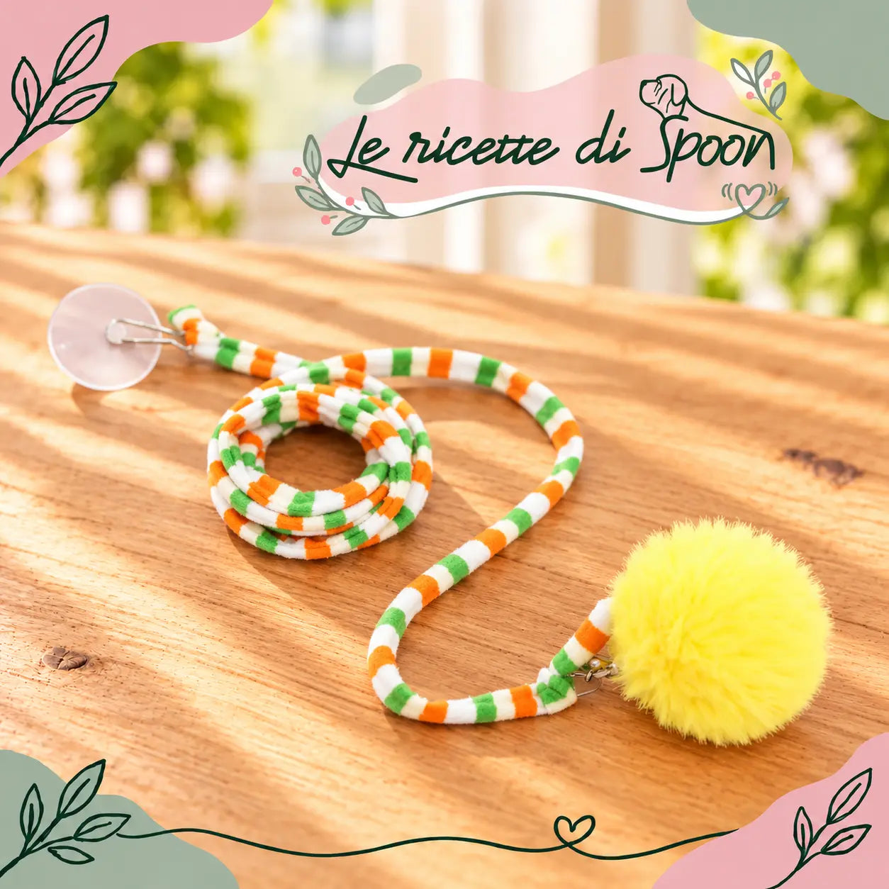 Pallina a sospensione con erba gatta — copertina Spoon