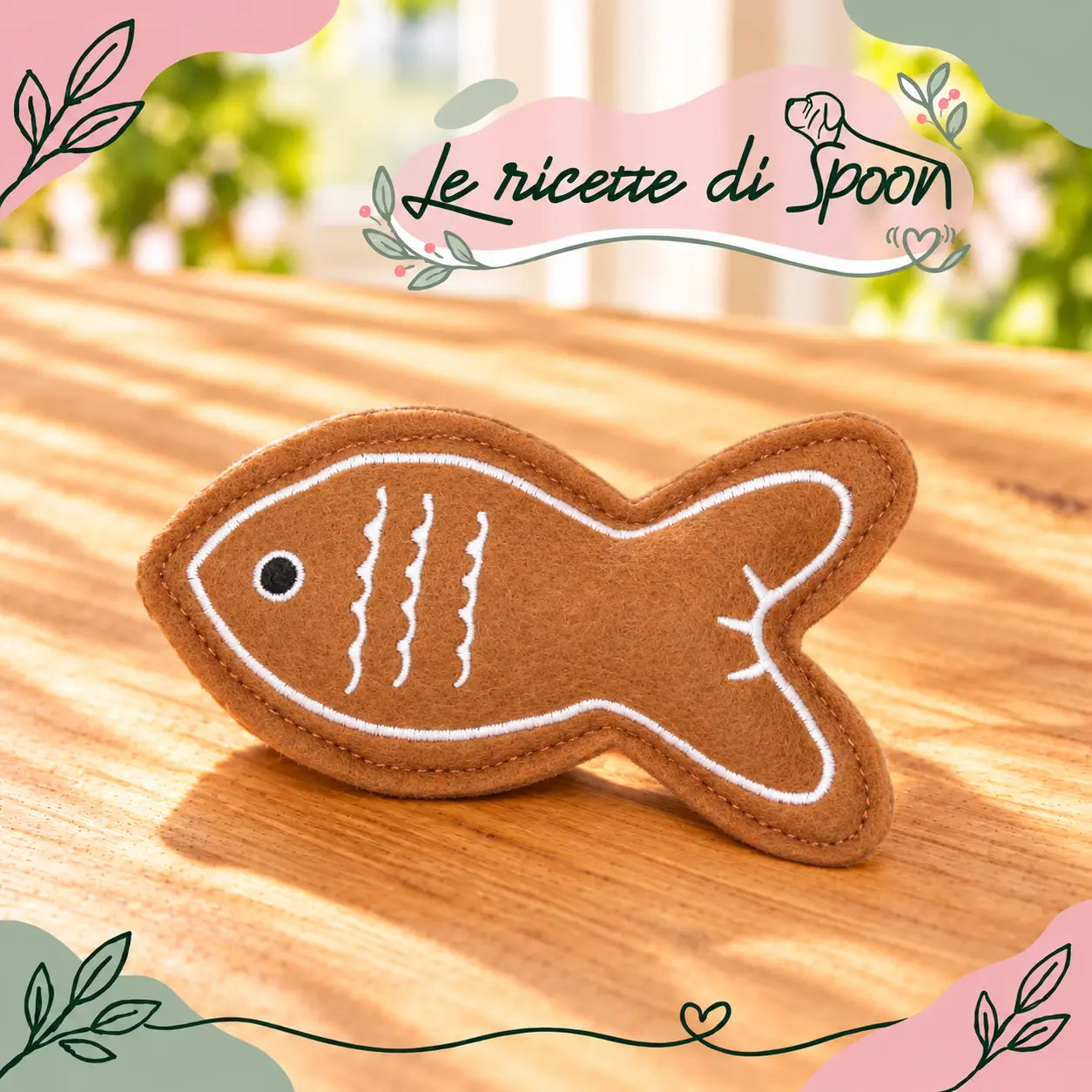 Pesciolino di feltro con erba gatta — copertina Le Ricette di Spoon