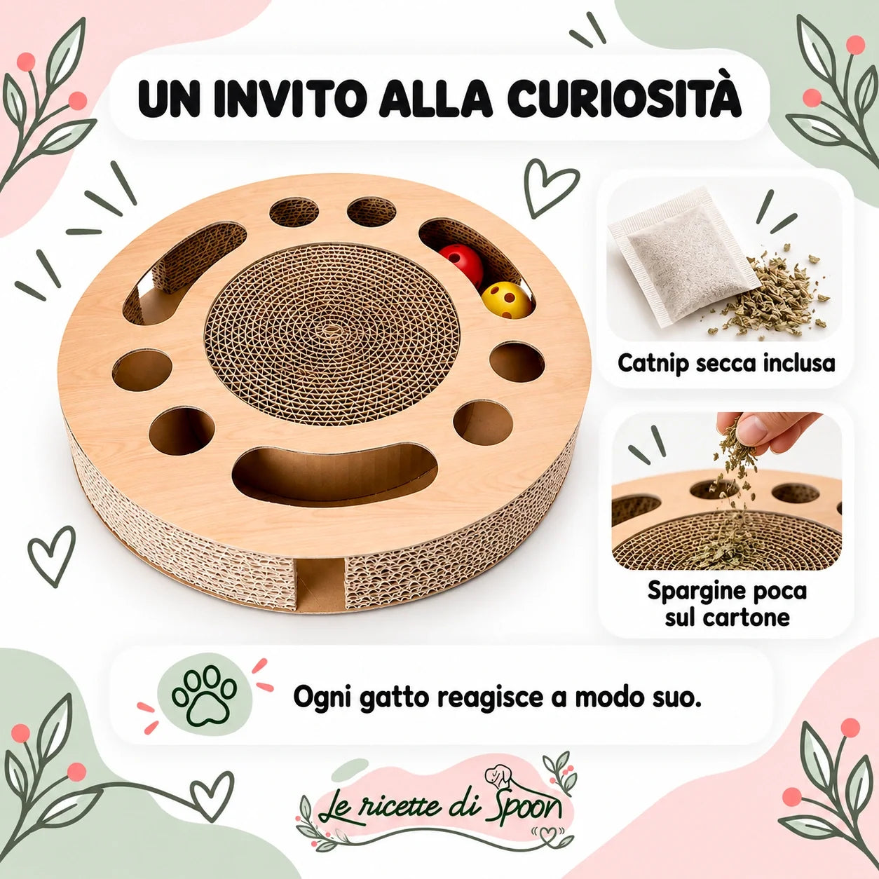 Girotondo — catnip secca inclusa