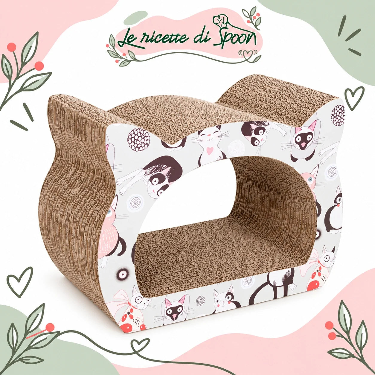 Tiragraffi Micio a tunnel con catnip — Le Ricette di Spoon