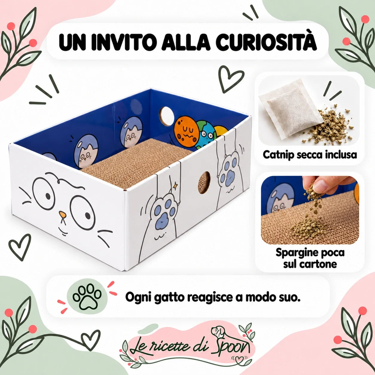 Nido — catnip secca inclusa