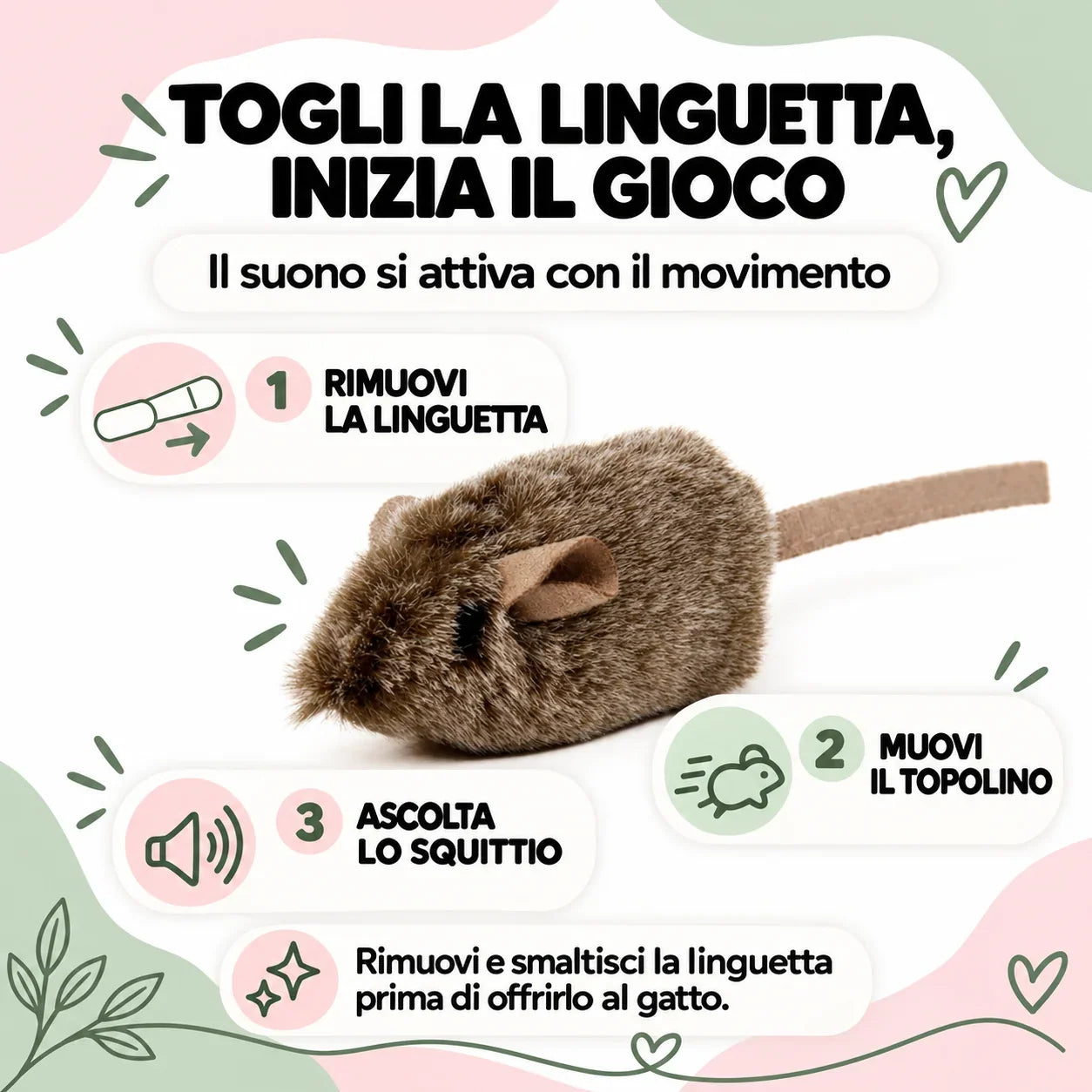 Topolino sonoro – attivazione – Le Ricette di Spoon