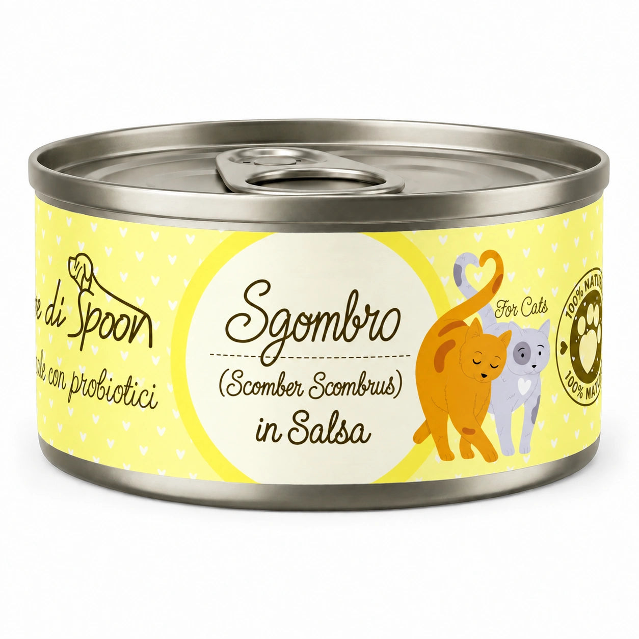 Straccetti gatto SGOMBRO 85 g - sfondo bianco