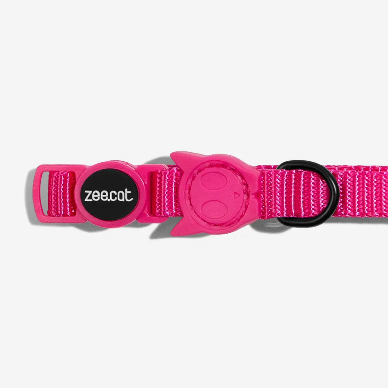 Zee.Cat Pink LED — dettaglio ufficiale fibbia e anello