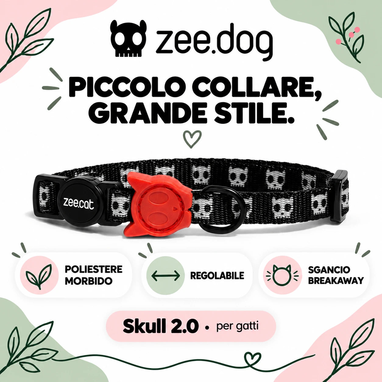 Zee.Dog Skull 2.0 — materiale e caratteristiche